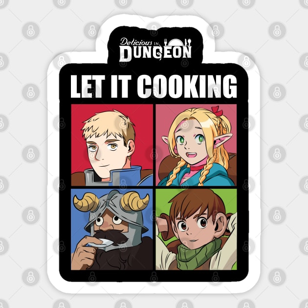 DELICIOUS IN DUNGEON: LEI IT COOKING Sticker by FunGangStore